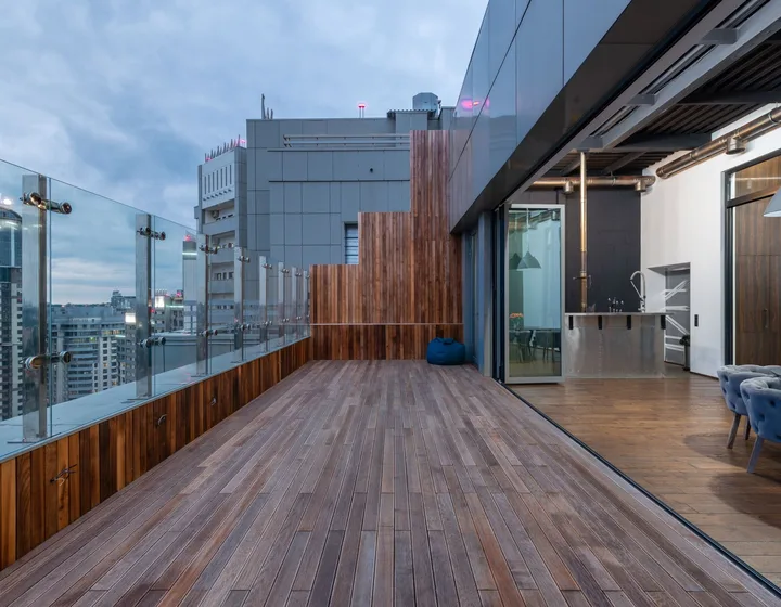 Penthouse s terasou a výhľadom