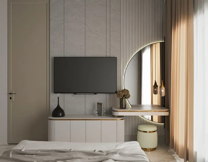 Moderný minimalistický interiér domu